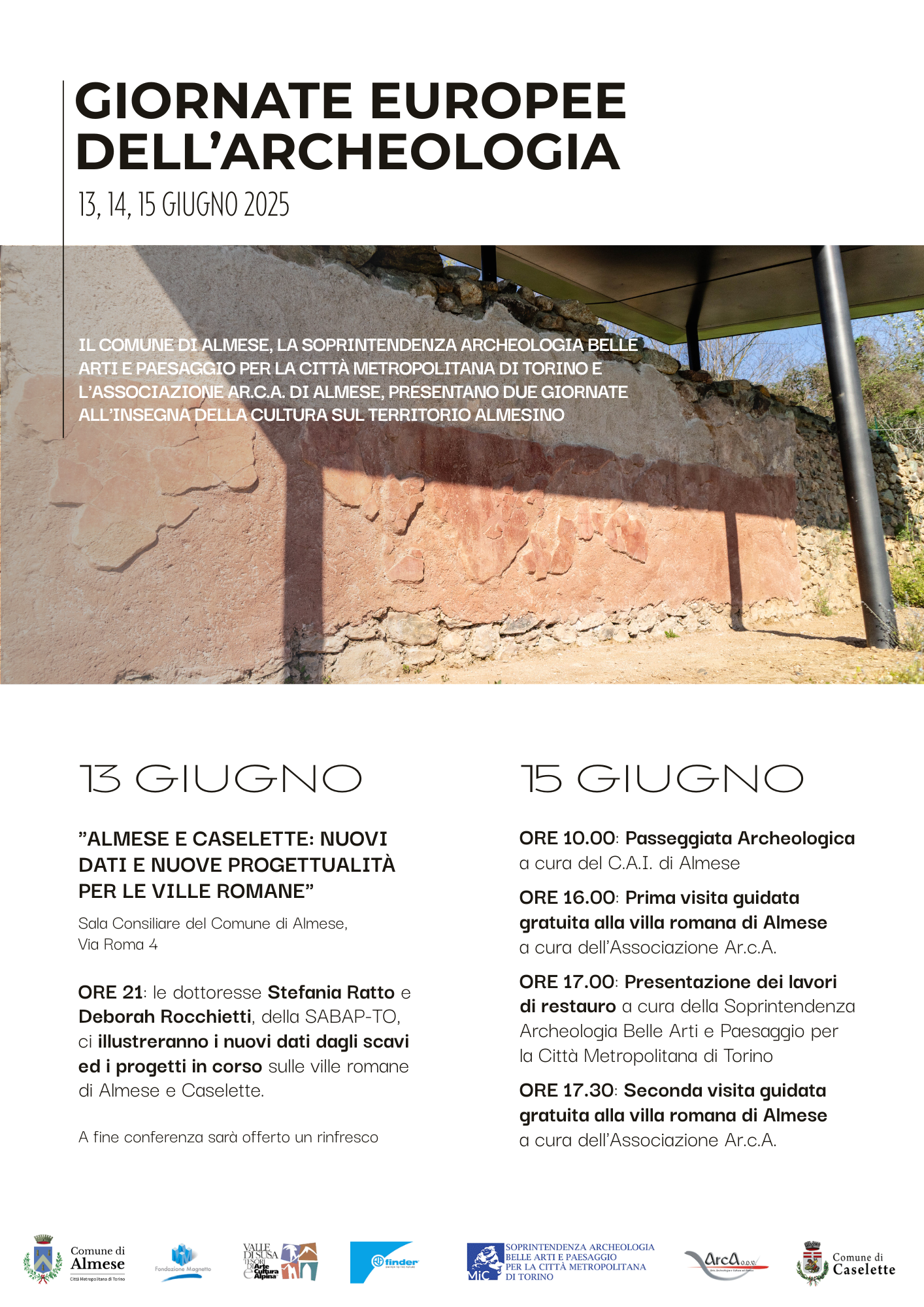 giornate archeologia_13 e 15 giugno